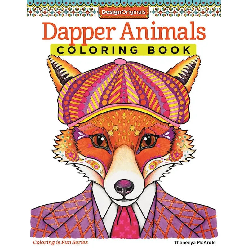 Dapper Animals Coloring Book