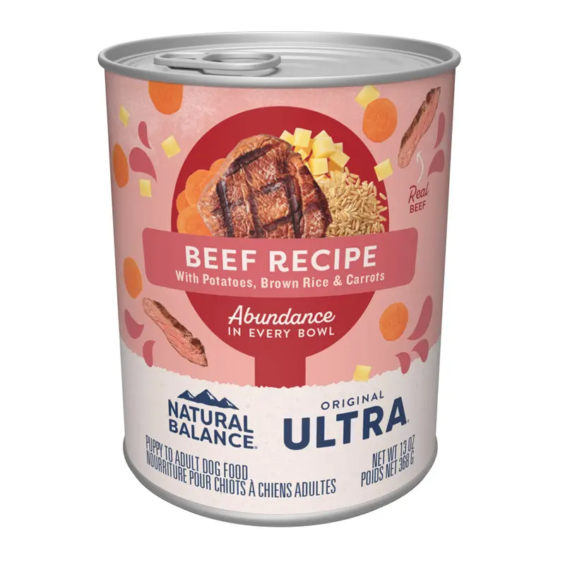 Natural Balance Original Ultra Beef Recipe Canned Wet Dog Food