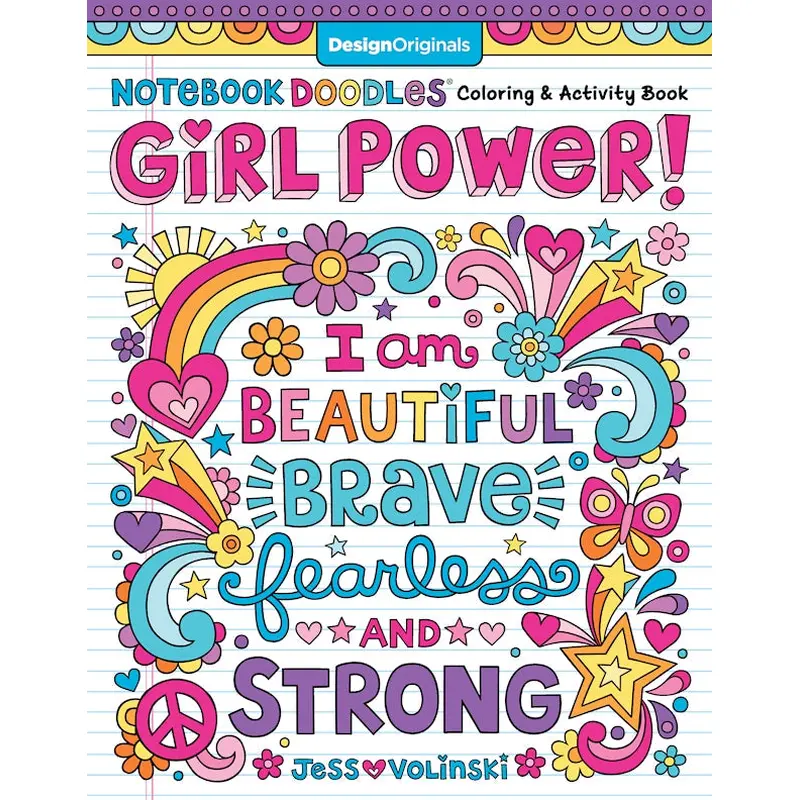 Notebook Doodles Girl Power!