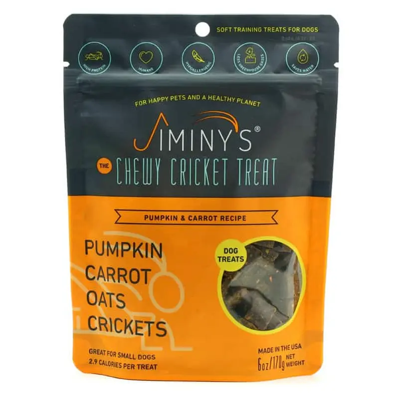 Jiminys Crickets Chewy Pumpkin Carrot Oats