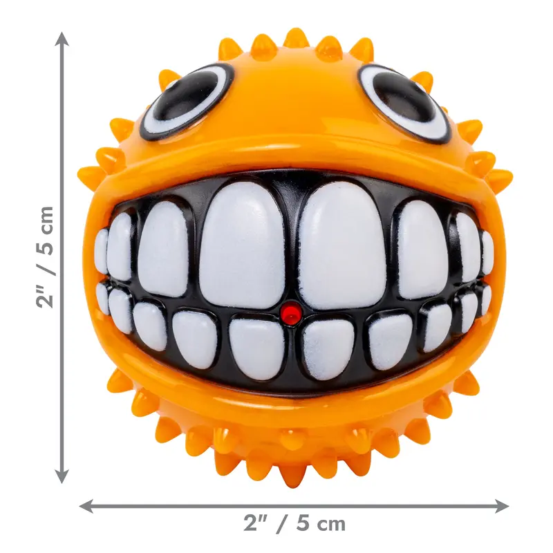 Kong Dog Toy Grinz Puffer Fish Small