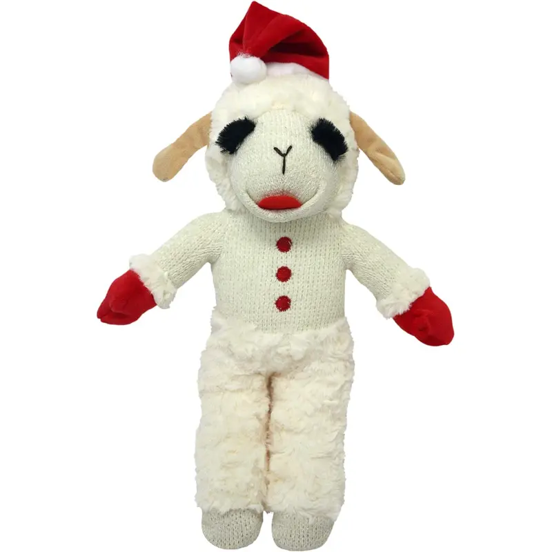 Multipet Standing Lamb Chop with Santa Hat
