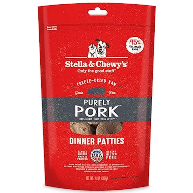 Stella & Chewy's Purely Pork Freeze Dried Raw Dog Food