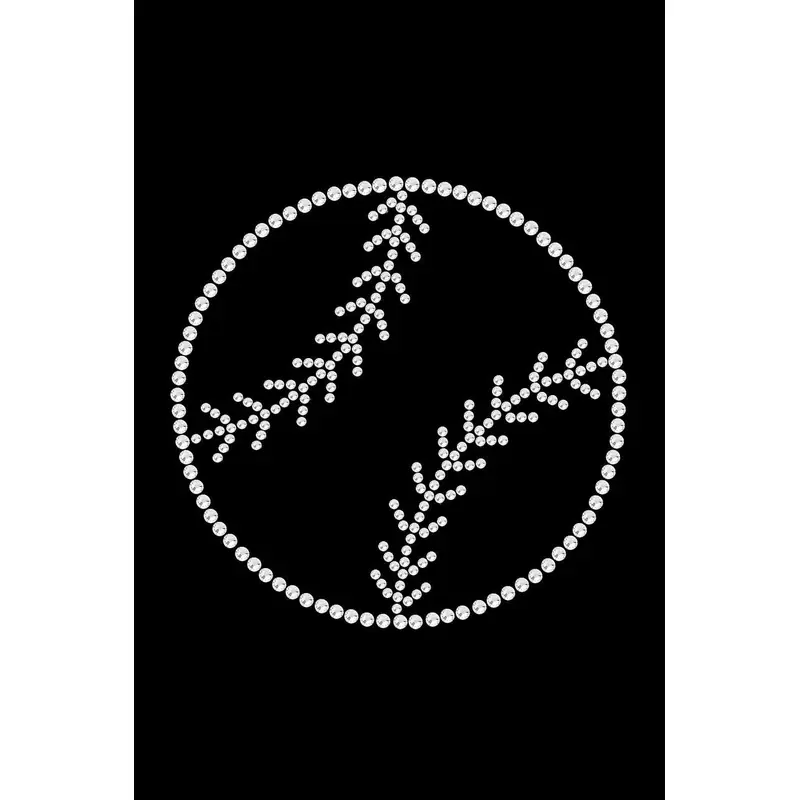 Baseball (Rhinestone Outline) - Dog Tank