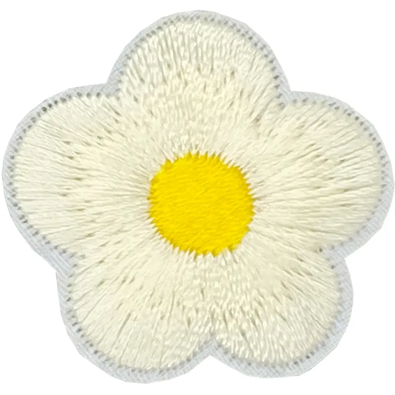 Small 5 Petal Flower (Cream) - Patch