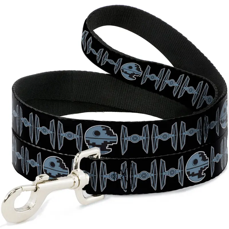 Dog Leash - Star Wars Death Star and TIE Fighters Black/Gray