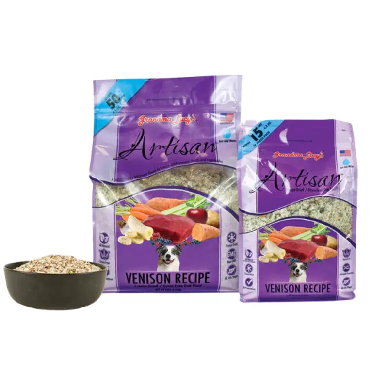 Grandma Lucy's Artisan Venison Dry Dog Food 3lb