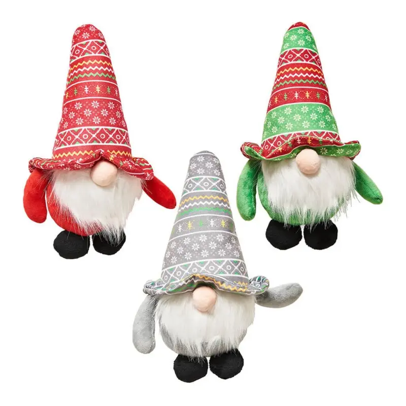 Spot Holiday Gnome Dog Toys Assorted 12"