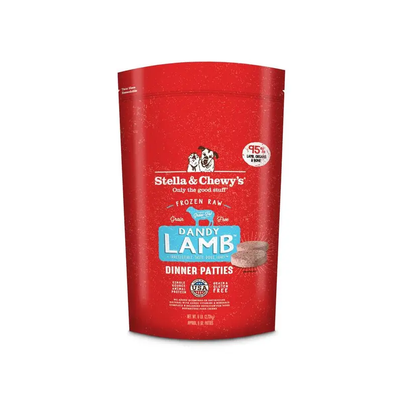 Stella & Chewy's Raw Frozen Dandy Lamb Dinner Patties