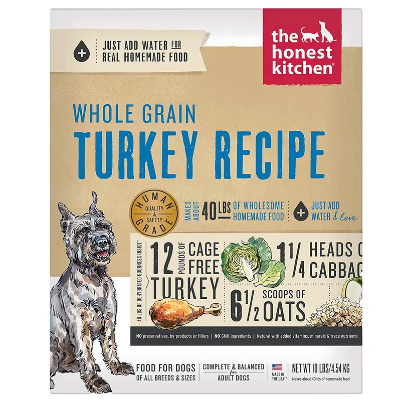 The Honest Kitchen Gourmet Grains Dehydrated Dog Food - Turkey - 10lb Box