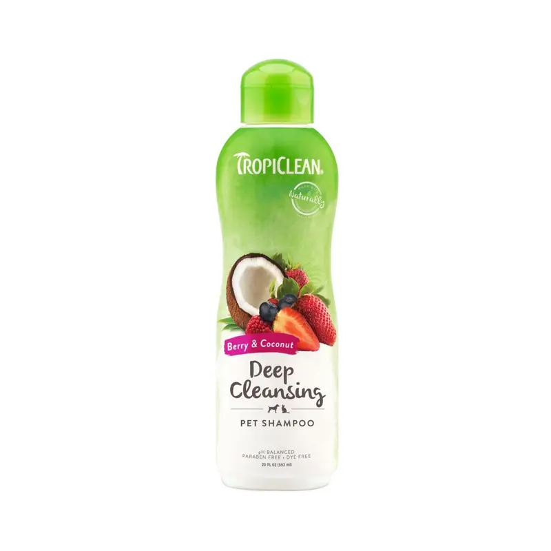 Tropiclean Berry & Coconut Pet Shampoo, 20 Fl.oz