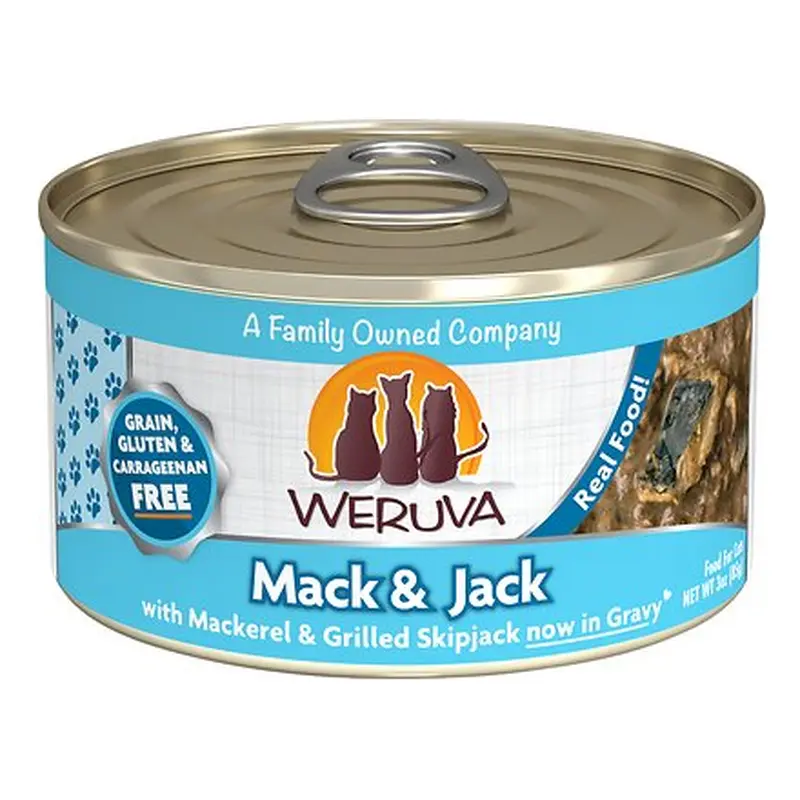 Weruva Cat Grain-Free Mack and Jack with Mackerel & Grilled Skipjack