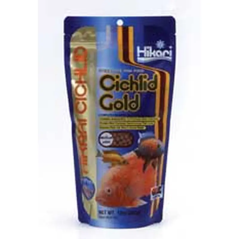 Hikari Sinking Cichlid Gold Medium Pellet Fish Food 12 Oz