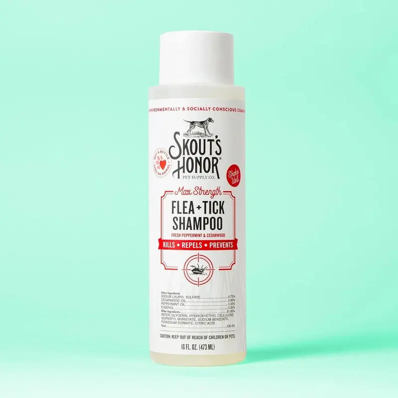 Skout's Honor Flea & Tick Shampoo 16 oz