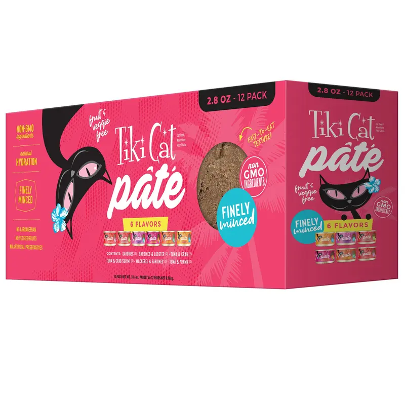 Tiki Cat Grill Pt Wet Cat Food Variety Pack 2.8oz Cans (12 Count)