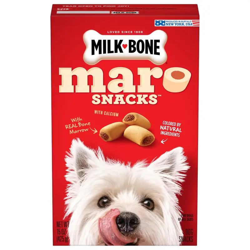 Milk-Bone MaroSnacks Small Dog Treats With Bone Marrow, 15 oz