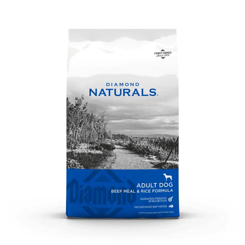 Diamond Naturals Adult Beef Meal & Rice Dry Dog Food (40lb)