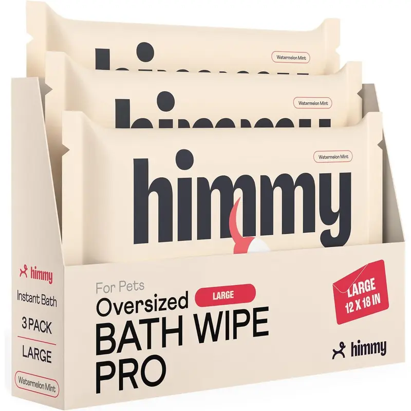 Himmy Large Pet Wipes for Dogs and Cats