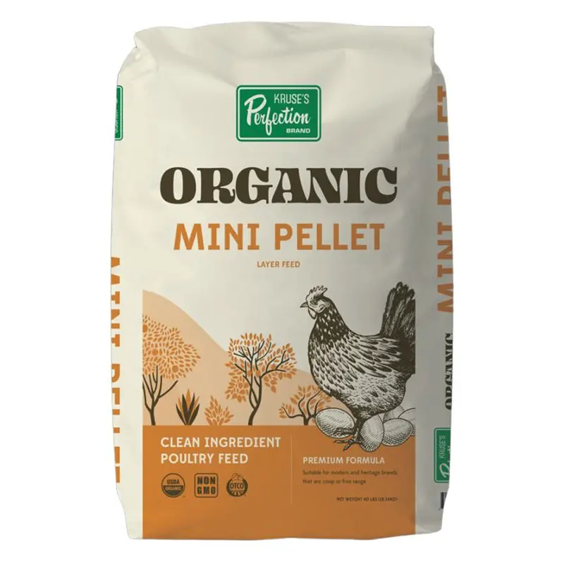 Kruse's Perfection Organic Mini Pellet Layer Feed 40lb