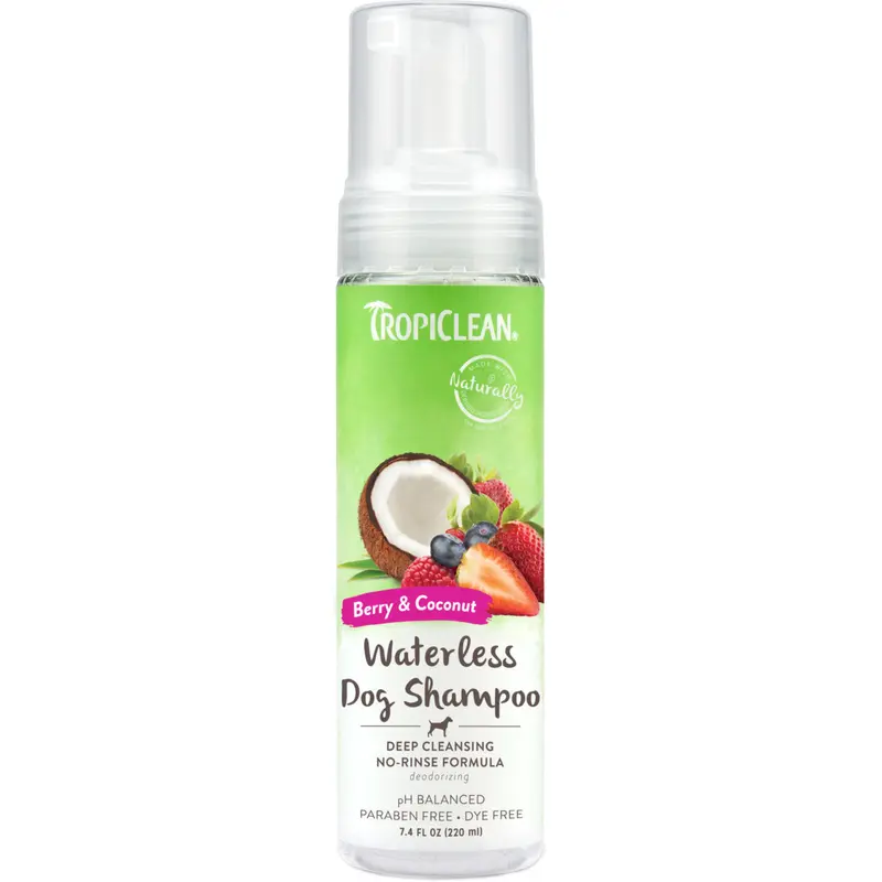 TropiClean Deep Cleansing Waterless Dog Shampoo, 7.4oz