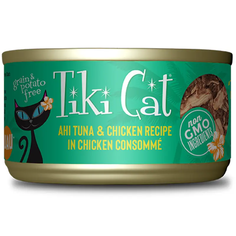 Tikicat Papeekeo Luau Ahi Tuna and Chicken (2.8oz)