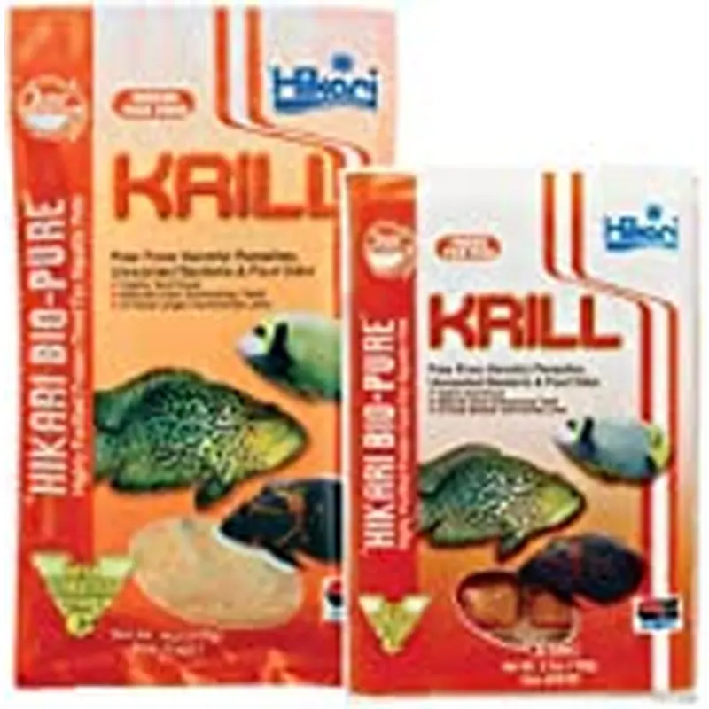 Hikari Bio-Pure Krill Frozen Freshwater Marine Fish Food, 16 Oz