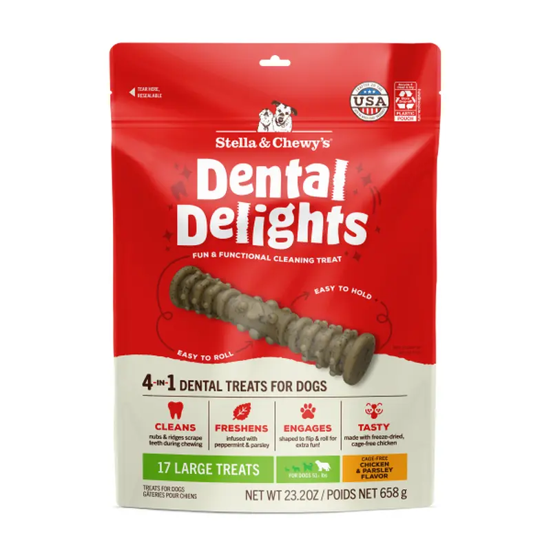 Stella&Chewys Dog Dental Delights Large 23.2oz