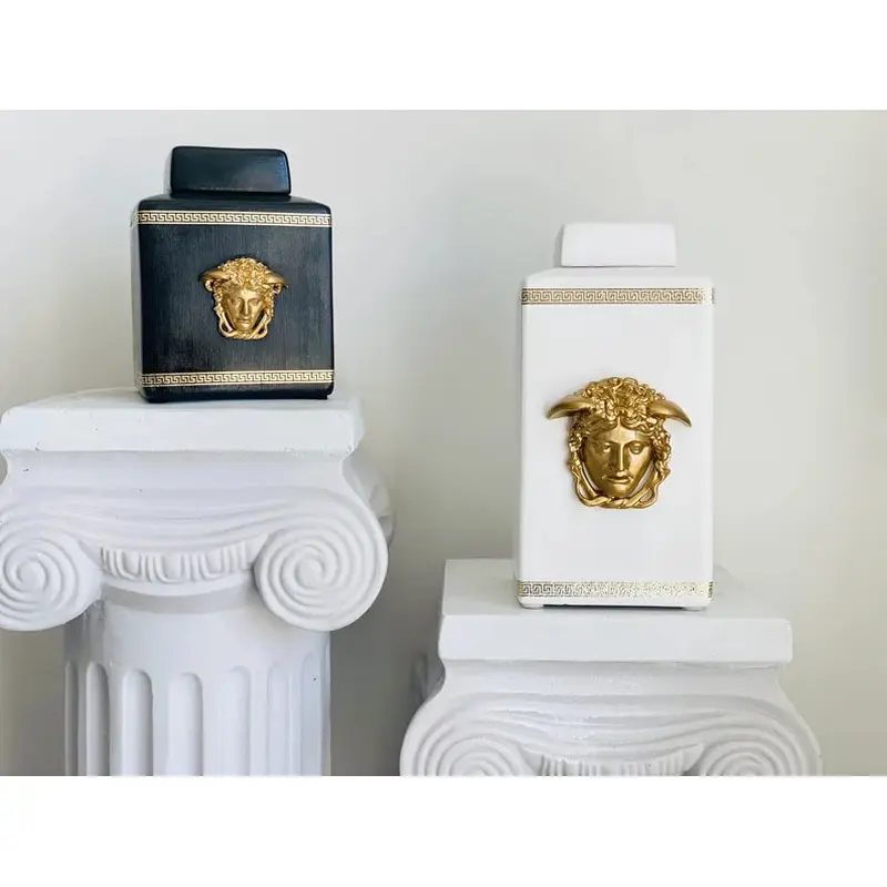 Medusa Greek Luxury Ceramic Vase