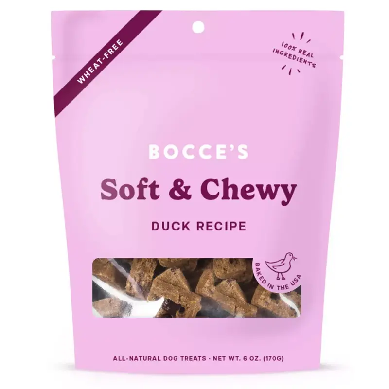 Bocce's Soft & Chewy Duck 6 oz.