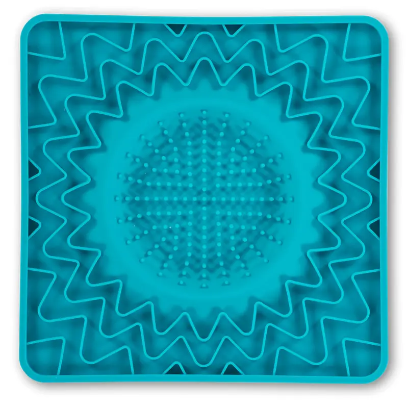 Messy Mutts Framed Spill Resistant Silicone Lick Bowl Mat