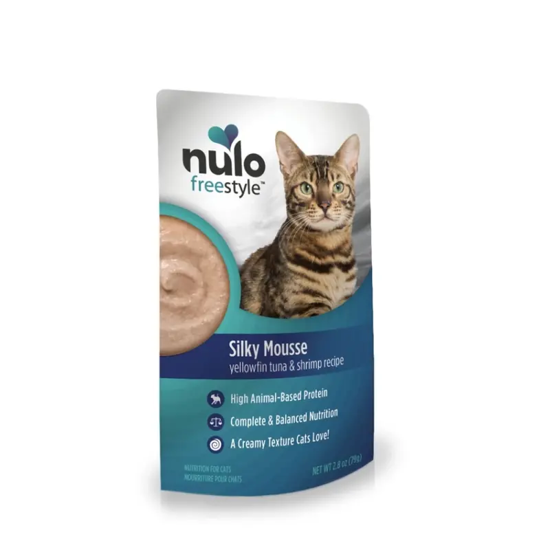 Nulo Silky Mousse Yellowfin Tuna & Shrimp Cat Pouch
