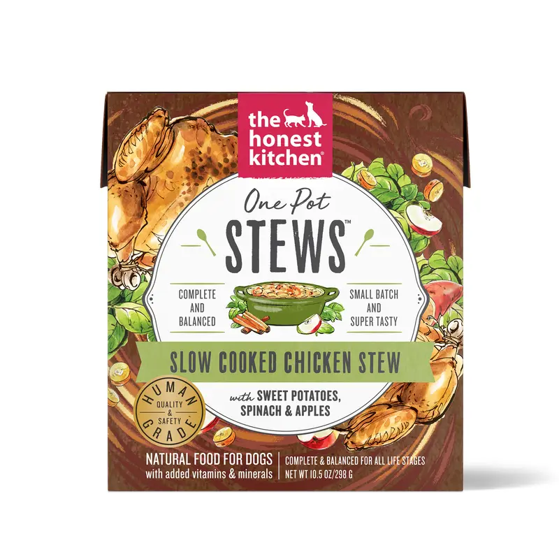 The Honest Kitchen One Pot Stews Wet Dog Food - Chicken & Sweet Potato - 10.5oz Pouch