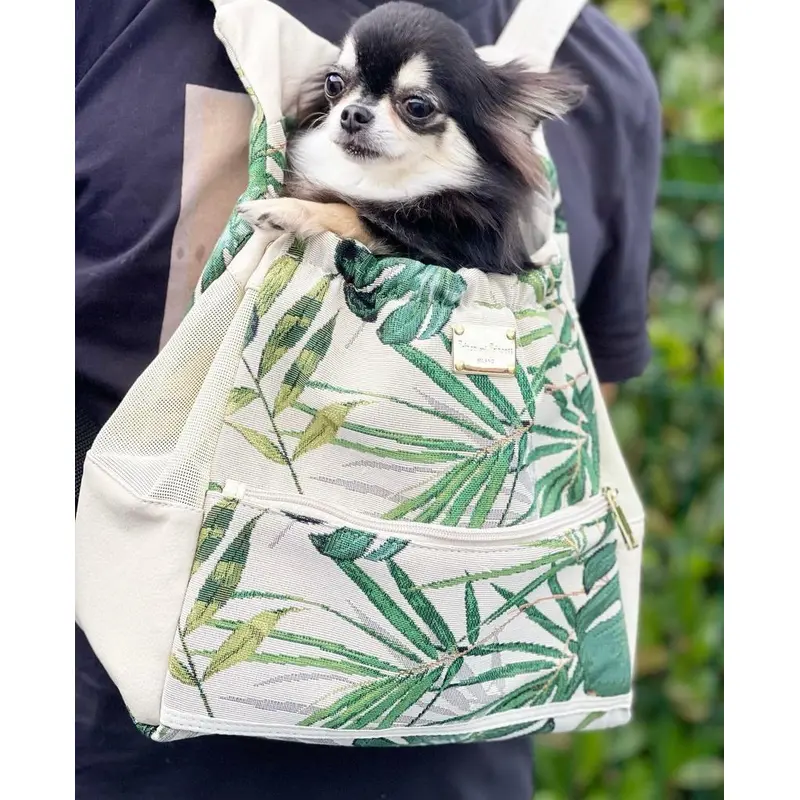 Dog Pouch Carrier - Palms
