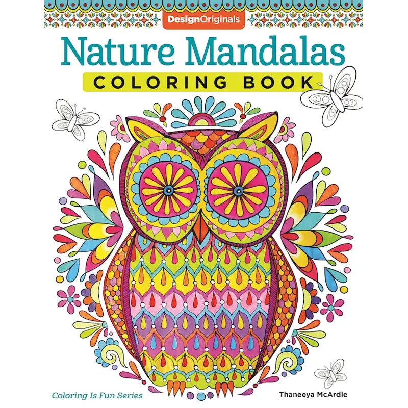 Nature Mandalas Coloring Book