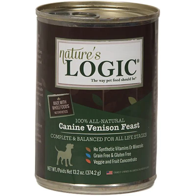 Nature's Logic Canine Venison Feast Canned Dog Food